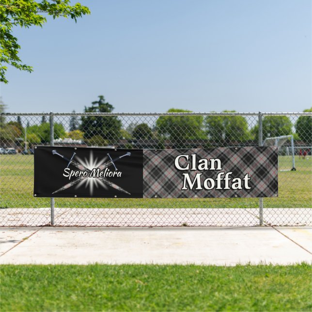 Highland Festival Clan Moffat Tent Banner (Insitu)