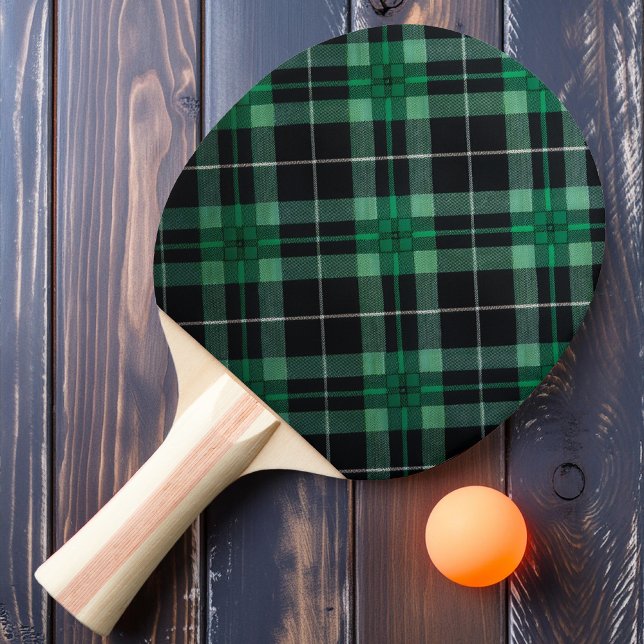 Highland Green Plaid Ping Pong Paddle (Creator Uploaded)