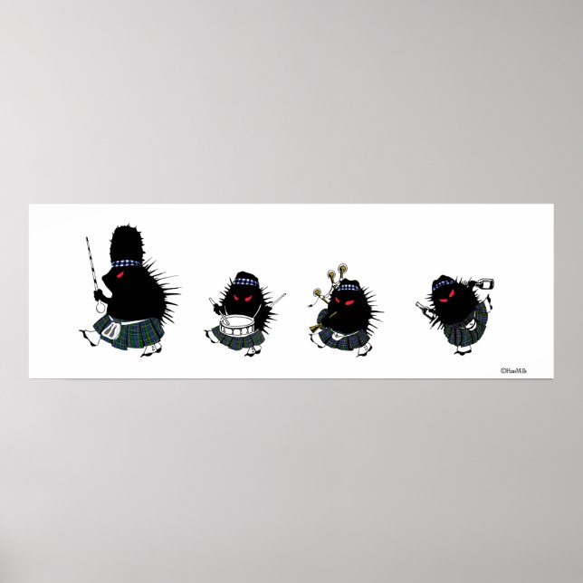 Highland Hedgehogs Poster (Front)