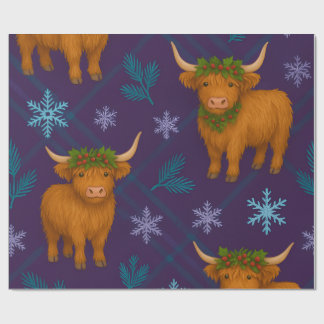 Highland Holly SnowFall Collection  Wrapping Paper