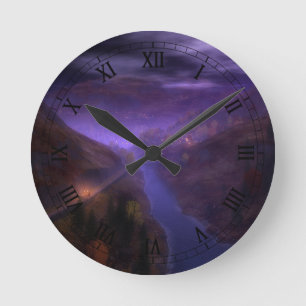 Highland Home Lights Clock