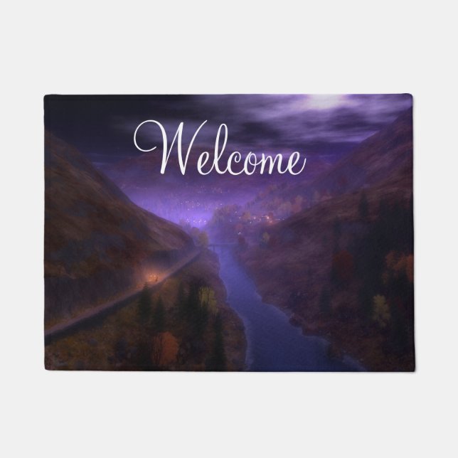 Highland Home Lights Doormat (Front)