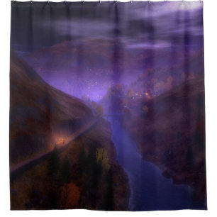 Highland Home Lights Shower Curtain