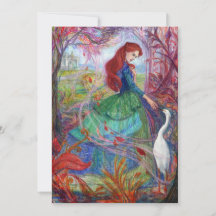 "Highland Lady." Flat Card