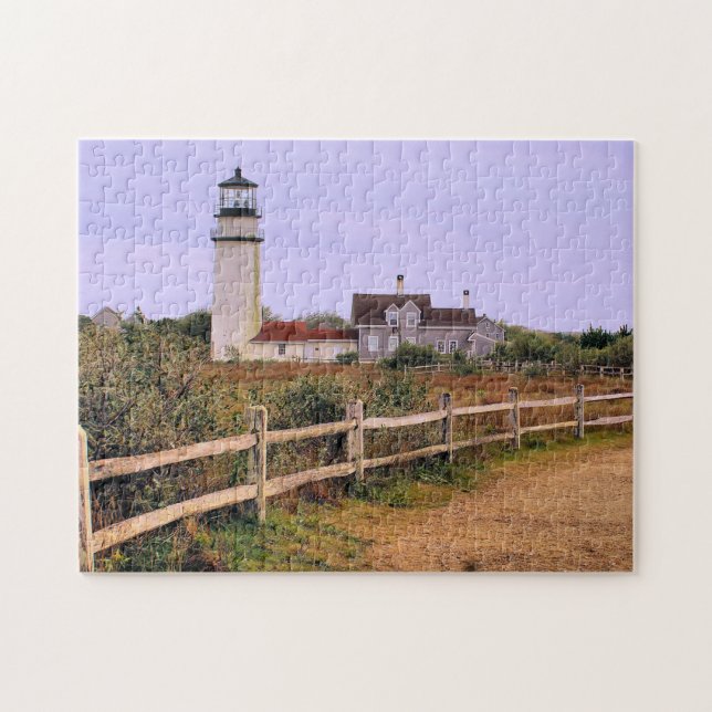 Highland Lighthouse, Cape Cod, Massachusetts Jigsaw Puzzle (Horizontal)