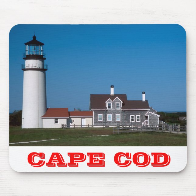 Highland Lighthouse Cape Cod Massachusetts Mousepa Mouse Pad (Front)