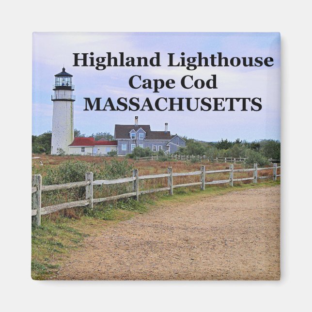 Highland Lighthouse, Massachusetts Magnet (Front)