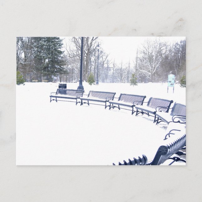 Highland Park in Winter Postcard (Front)