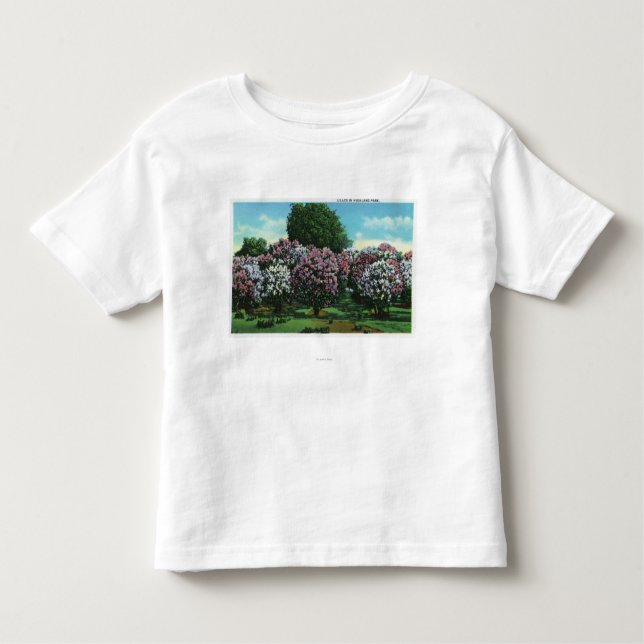 Highland Park Lilacs in Bloom Toddler T-Shirt (Front)