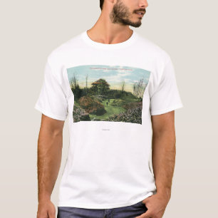 Highland Park's Rhododendron Path and Pavilion T-Shirt