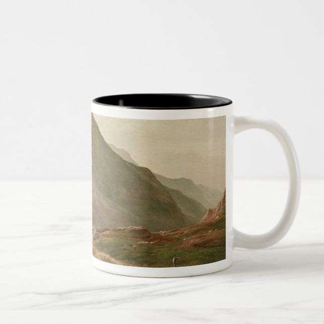 Highland scene Two-Tone coffee mug (Right)
