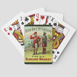 HIghland Scottish Whiskey Label Playing Cards