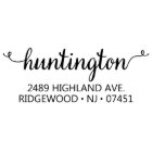 Highland Self Inking Address Stamp