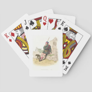 Highland Shepherd, from 'Costume of Great Britain' Playing Cards