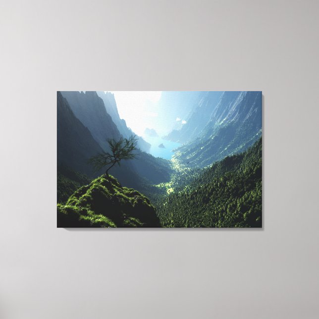 Highland Spring Wrapped Canvas (Front)