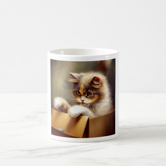 Highlander Cat  Coffee Mug (Center)