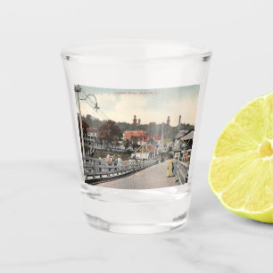 Highlands NJ Bridge Vintage Inspired Shot Glass