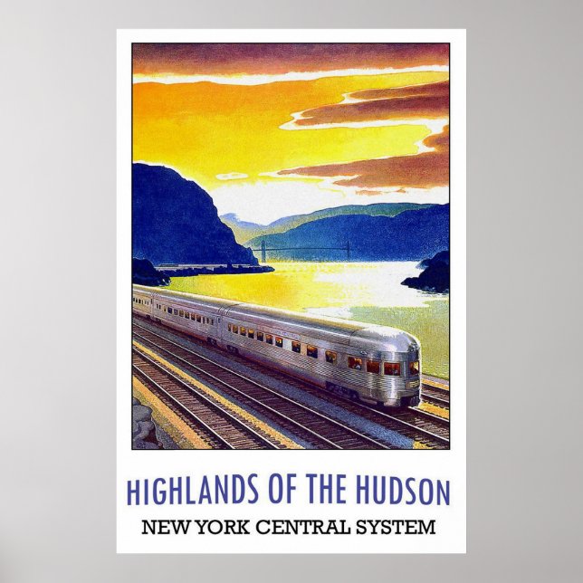 Highlands Of The Hudson New York Central System Poster (Front)