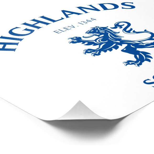 HIGHLANDS PHOTO PRINT (Corner)