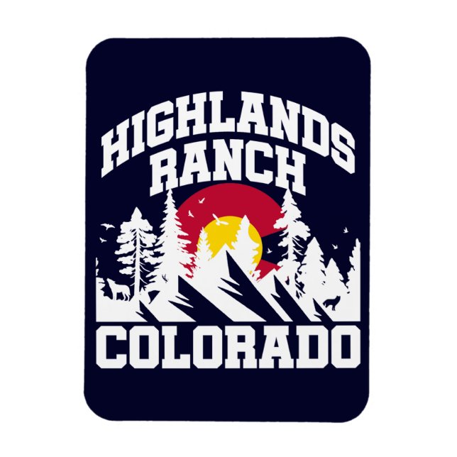 Highlands Ranch,Colorado Magnet (Vertical)