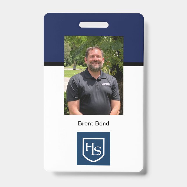 Highlands School Sample 5 ID Badge (Front)