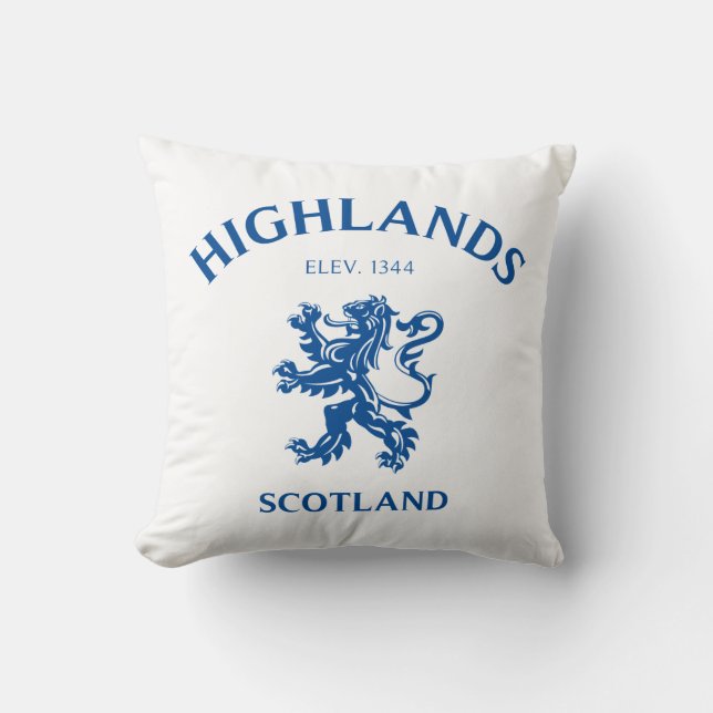 HIGHLANDS Scotland Cushion (Front)