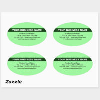 Highlighted Business Name on Light Green