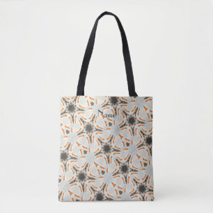 highlighted moorish stars  tote bag