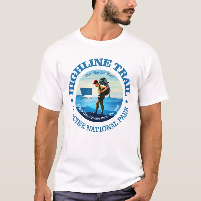 Highline Trail (C) T-Shirt (Front)