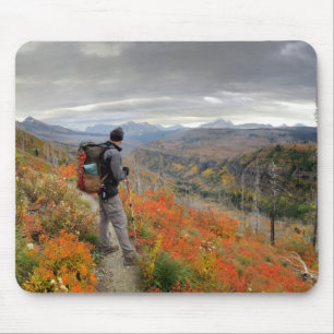 Highline Trail Fall Colour - Glacier National Park Mouse Pad