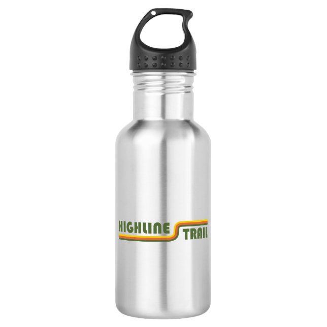 Highline Trail Glacier National Park 532 Ml Water Bottle (Front)