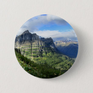 Highline Trail - Glacier National Park 6 Cm Round Badge