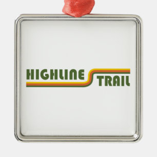 Highline Trail Glacier National Park Metal Ornament