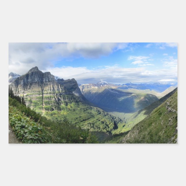 Highline Trail - Glacier National Park Rectangular Sticker (Front)