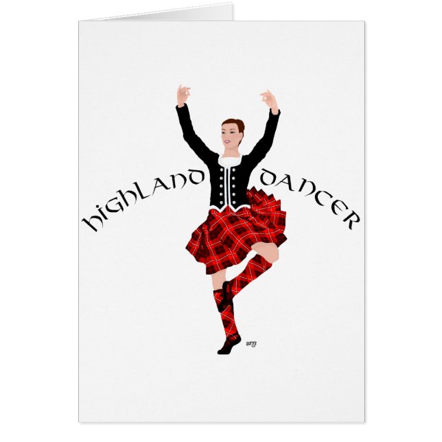 Highlland Dancer in Red Plaid (Front)