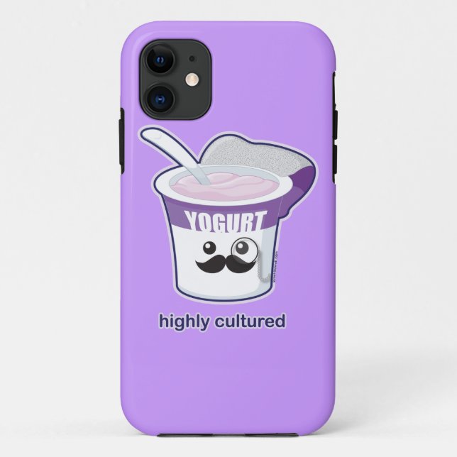 Highly Cultured Case-Mate iPhone Case (Back)