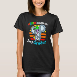 Highly Koalafied 2nd Grader Back To School Koala B T-Shirt