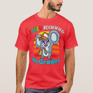 Highly Koalafied 4th Grader Back To School Koala B T-Shirt