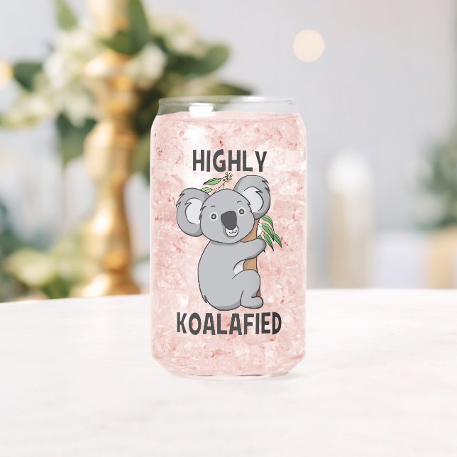 Highly Koalafied Koala Can Glass (Insitu (Wedding))