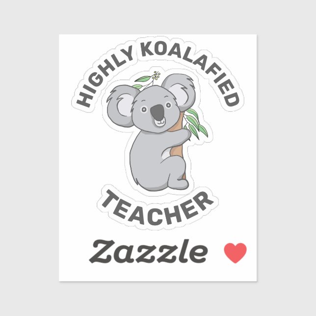 Highly Koalafied Koala Qualified Teacher Contour (Sheet)