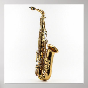 Highly Polished Saxophone Poster