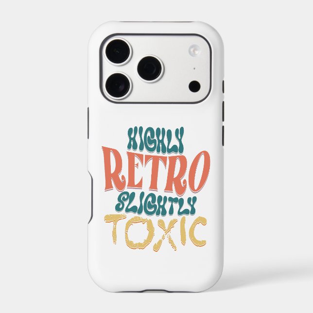 Highly Retro Slightly Toxic Vintage Typography (Back)