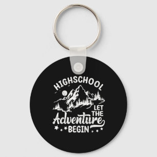Highschool Let The Adventure Begin Back To School Key Ring