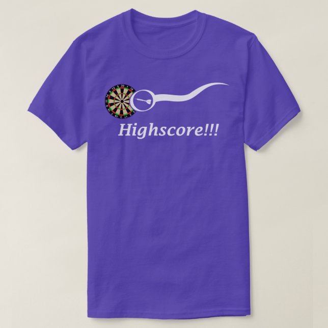 Highscore Darts Gift Expecting Dad T-Shirt (Design Front)