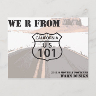 Highway 101 postcard