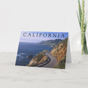 Highway 1 Carmel California HappyBirthday Card