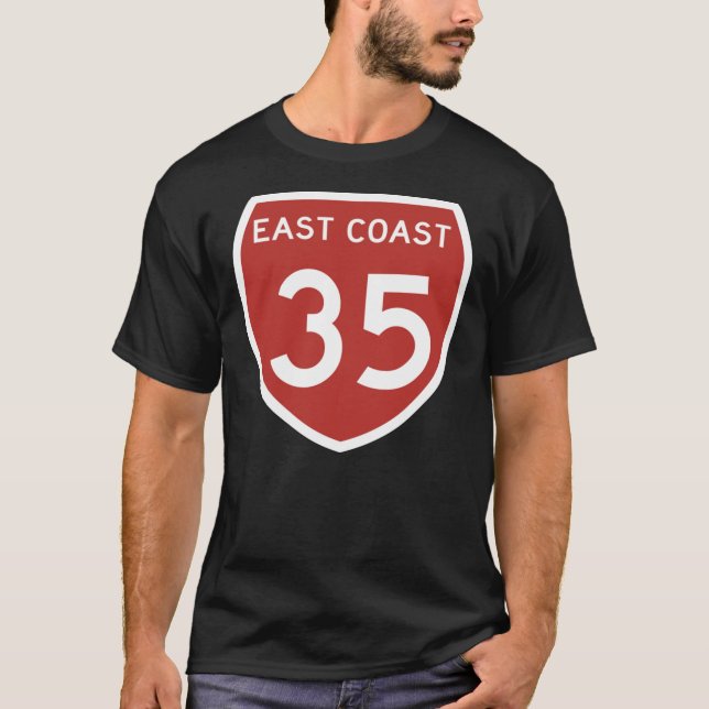 Highway 35, East Coast, New Zealand Classic T-Shir T-Shirt (Front)