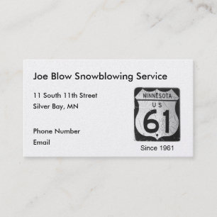 Highway 61 appointment card
