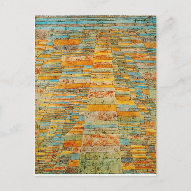 Highway and byways by Paul Klee Postcard (Front)