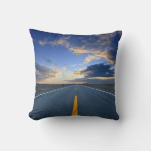 Highway at Sunrise Day Cushion